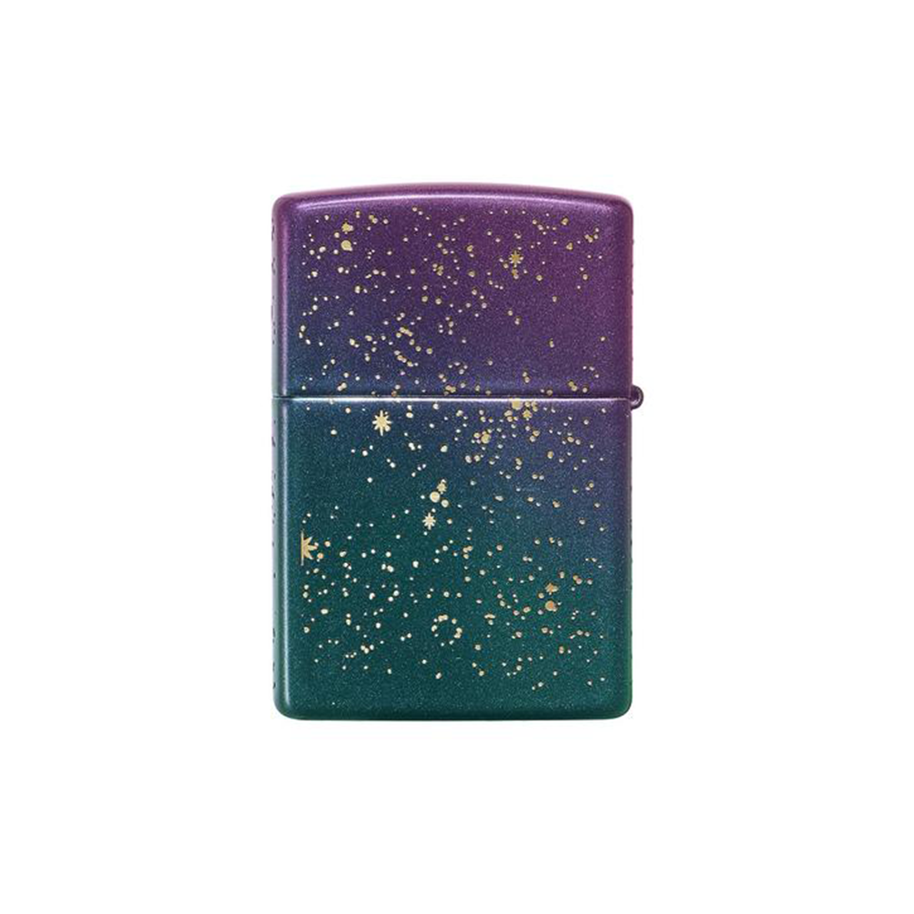 Back View of the Starry Night Zippo Lighter 