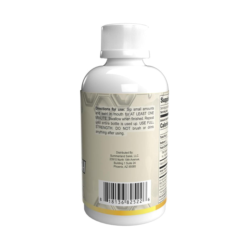 Directions for the Stinger Detox Vanilla Mouthwash For Stoner Breath
