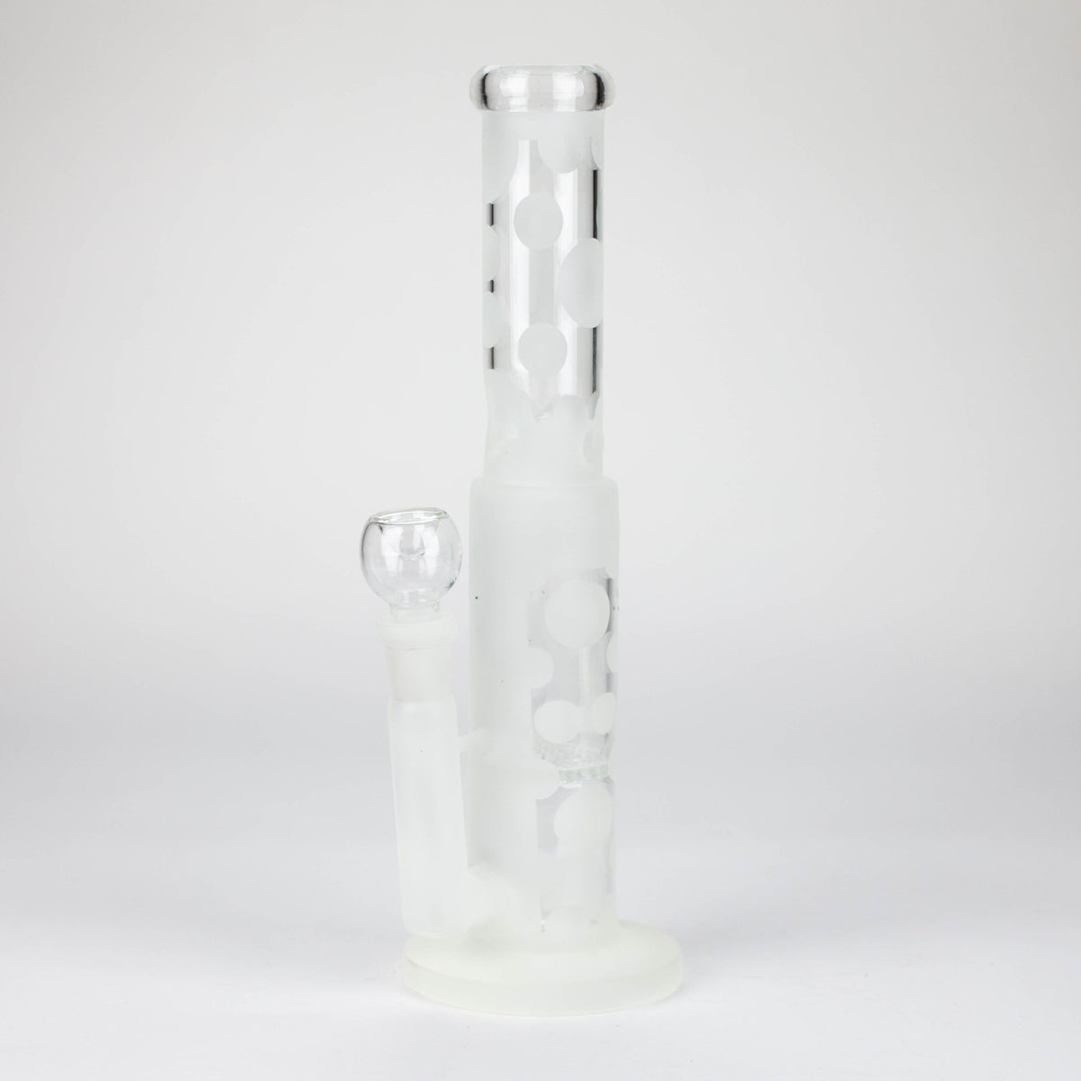 14 Inch Straight Tube Bong With Honeycomb Diffuser