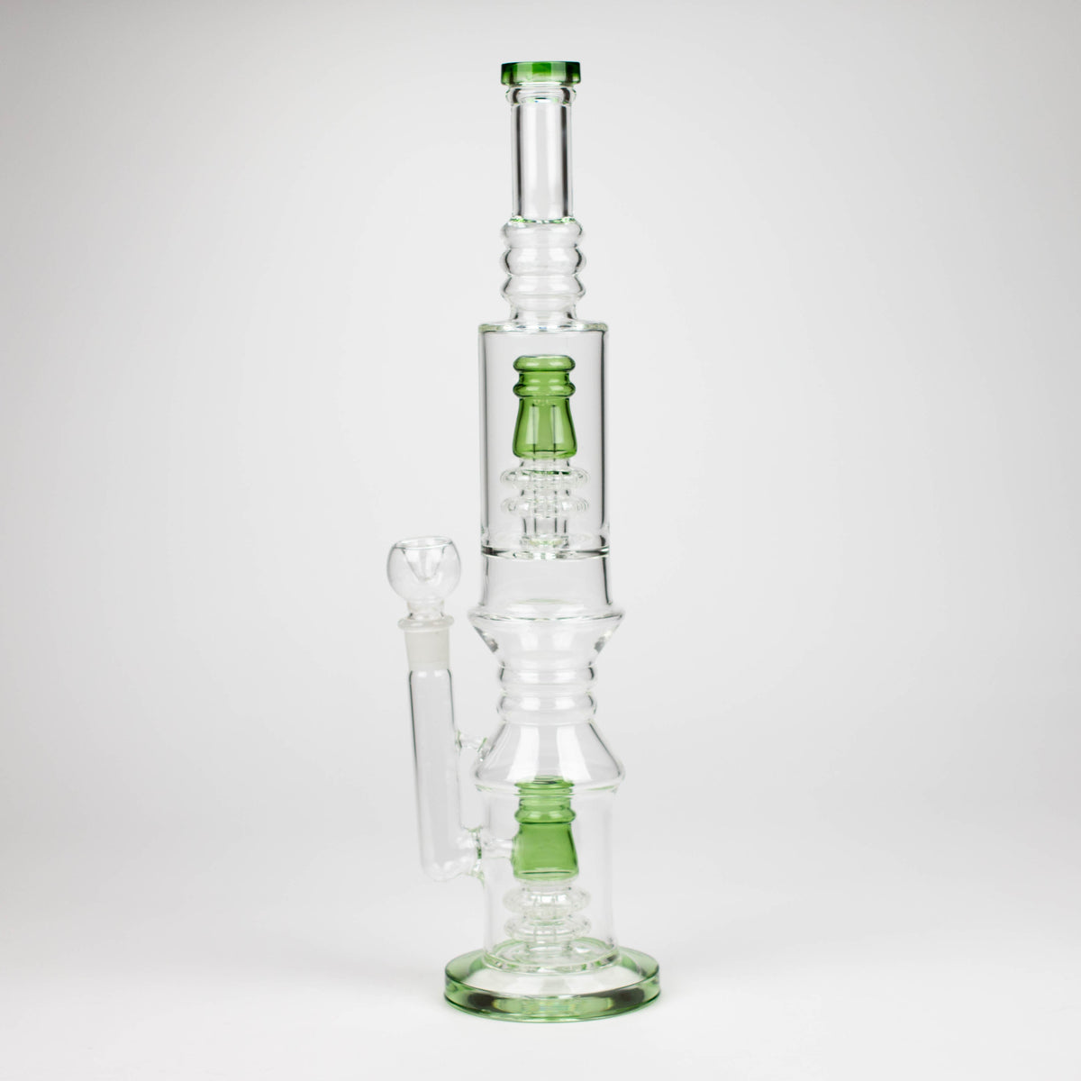 18 Inch Big Straight Tube Bong With Showerhead Percolator And Diffuser