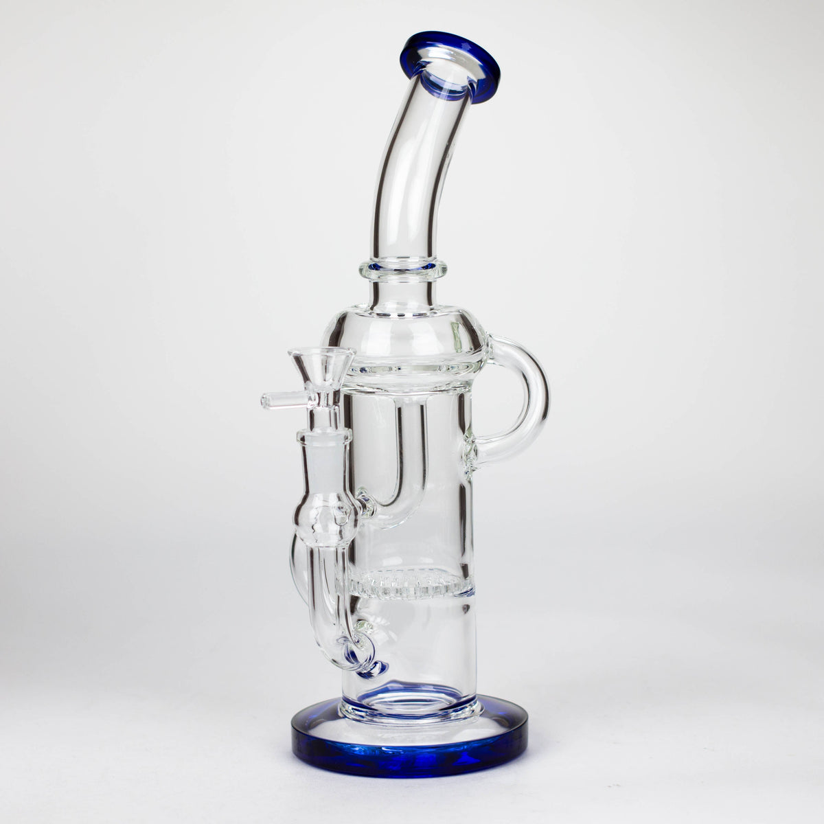 Honeycomb Diffuser Straight Tube Recycler Bong