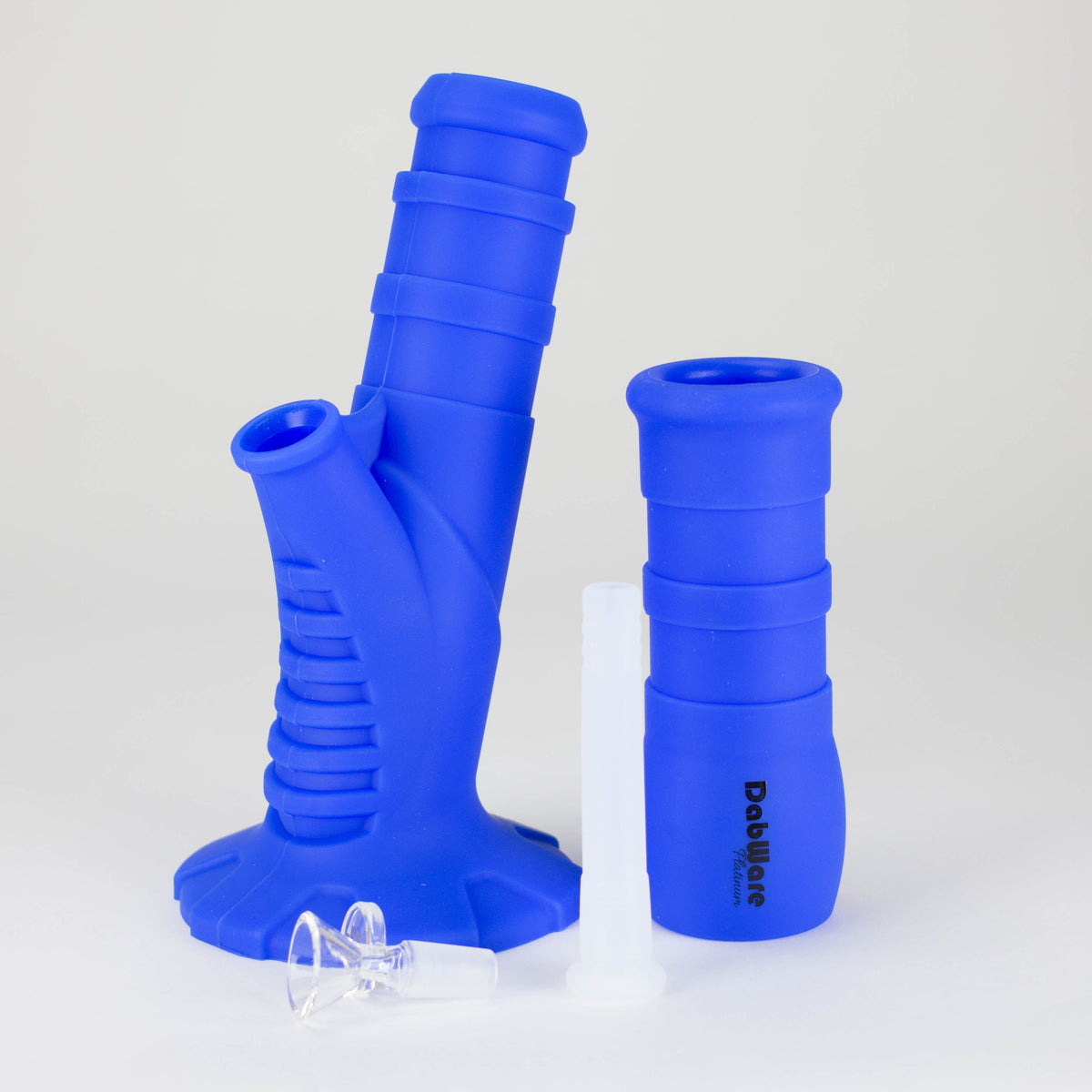 Detachable Straight Tube Silicone Bong from Dabware 