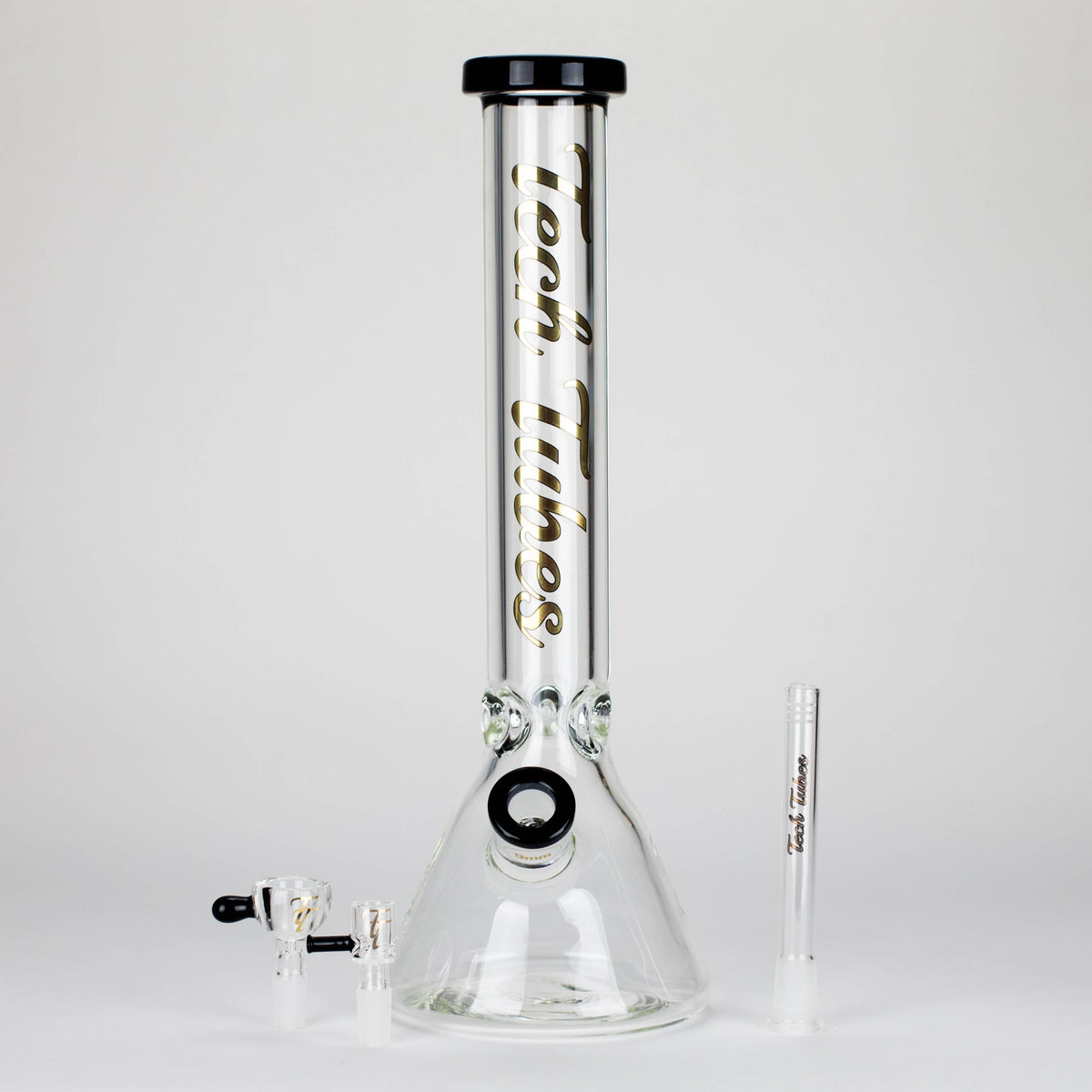 16-Inch Big Thick Beaker Bong From Tech Tubes with Two Bowl Pieces