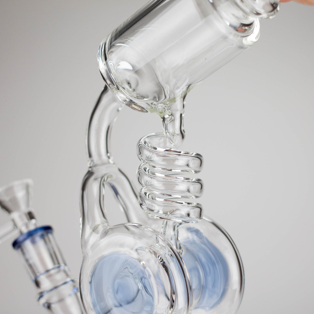 Coiled Body of the The Scientist Recycler Bong With Inline Perc