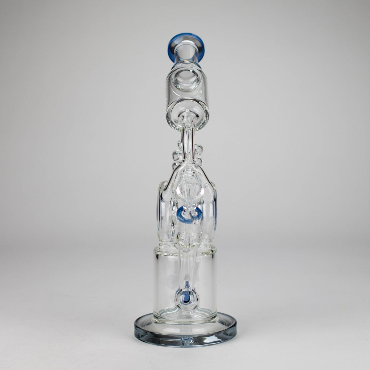 The Scientist Recycler Bong With Inline Perc in Blue