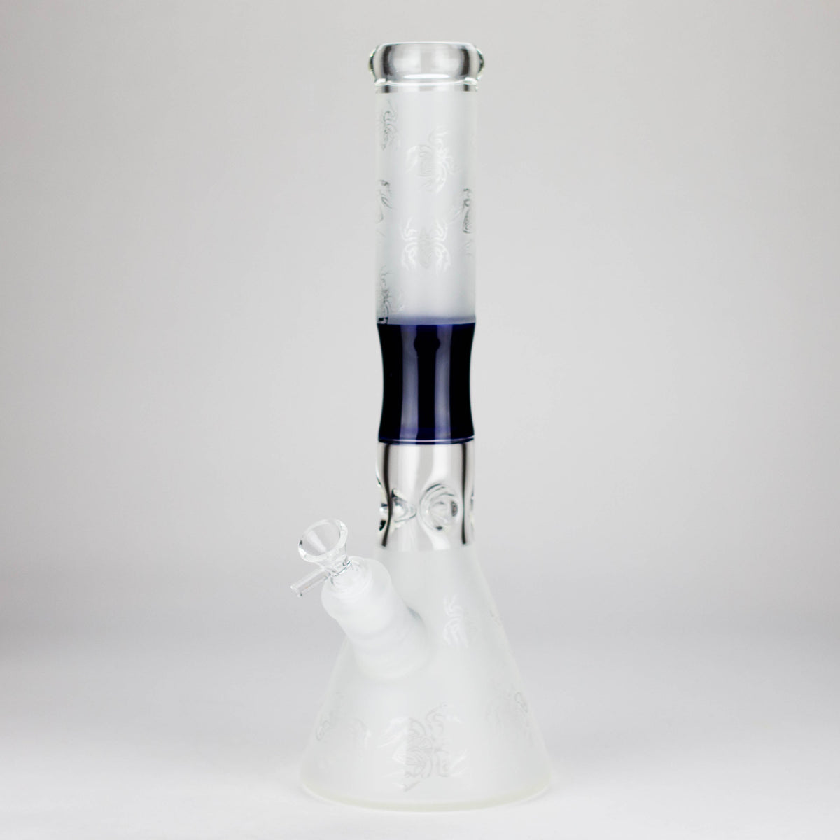 Thick Glass Beaker Bong in Blue from Cosmic Rips