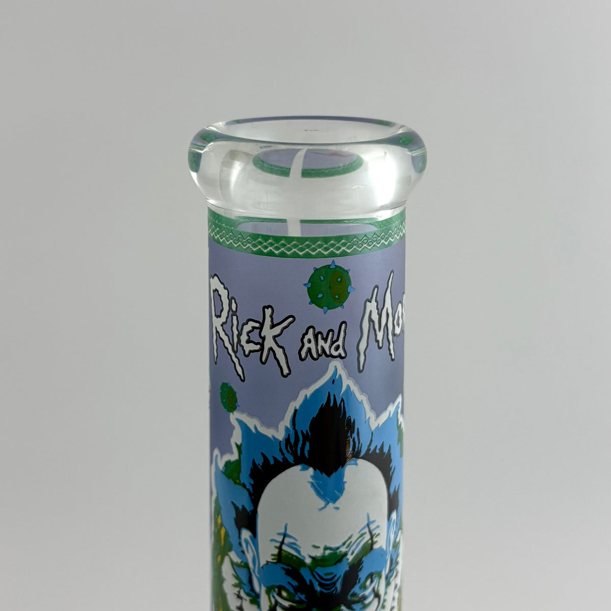 Thick Rick and Morty Bong Glass Neck