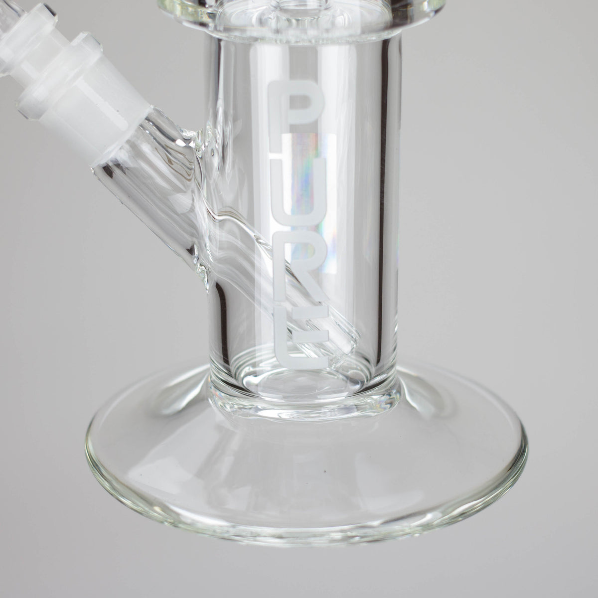 Base of the Tree-Perc Straight Tube Bong from Pure Glass