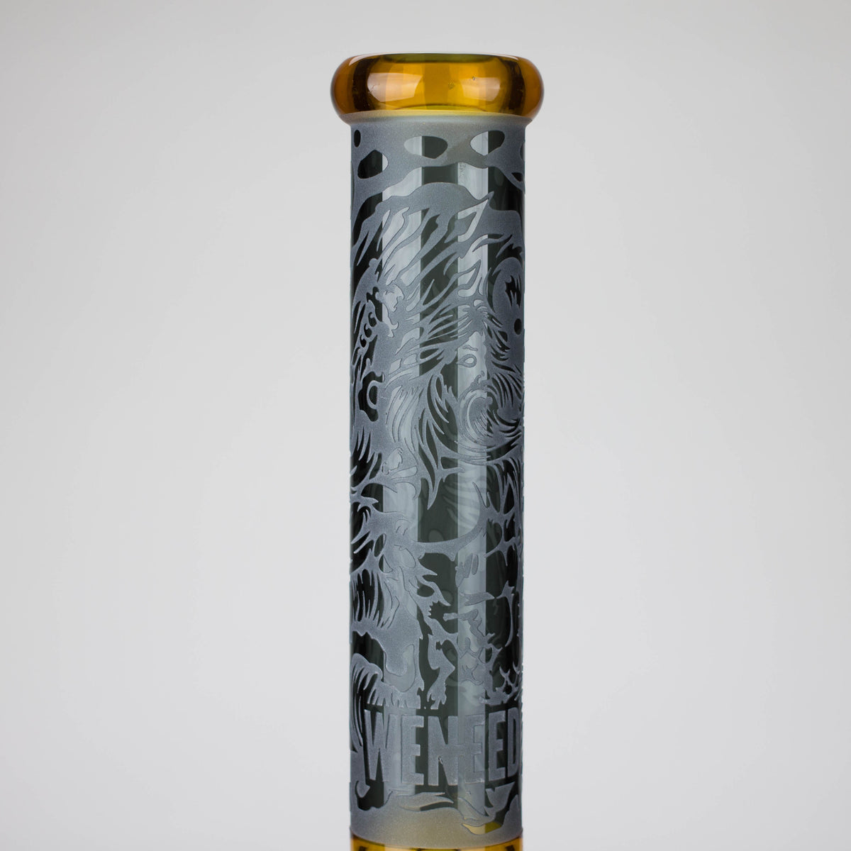 Glass Neck of the 15 Inch Trident Glass Beaker Bong