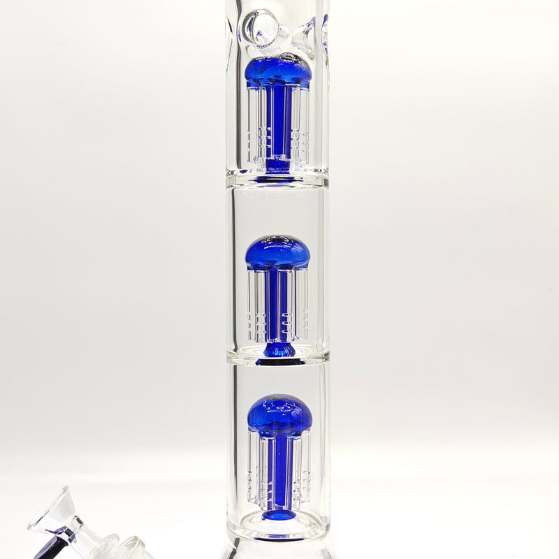 Triple Tree Arm Percolators in the Fortune Huge Triple-Perc Beaker Bong