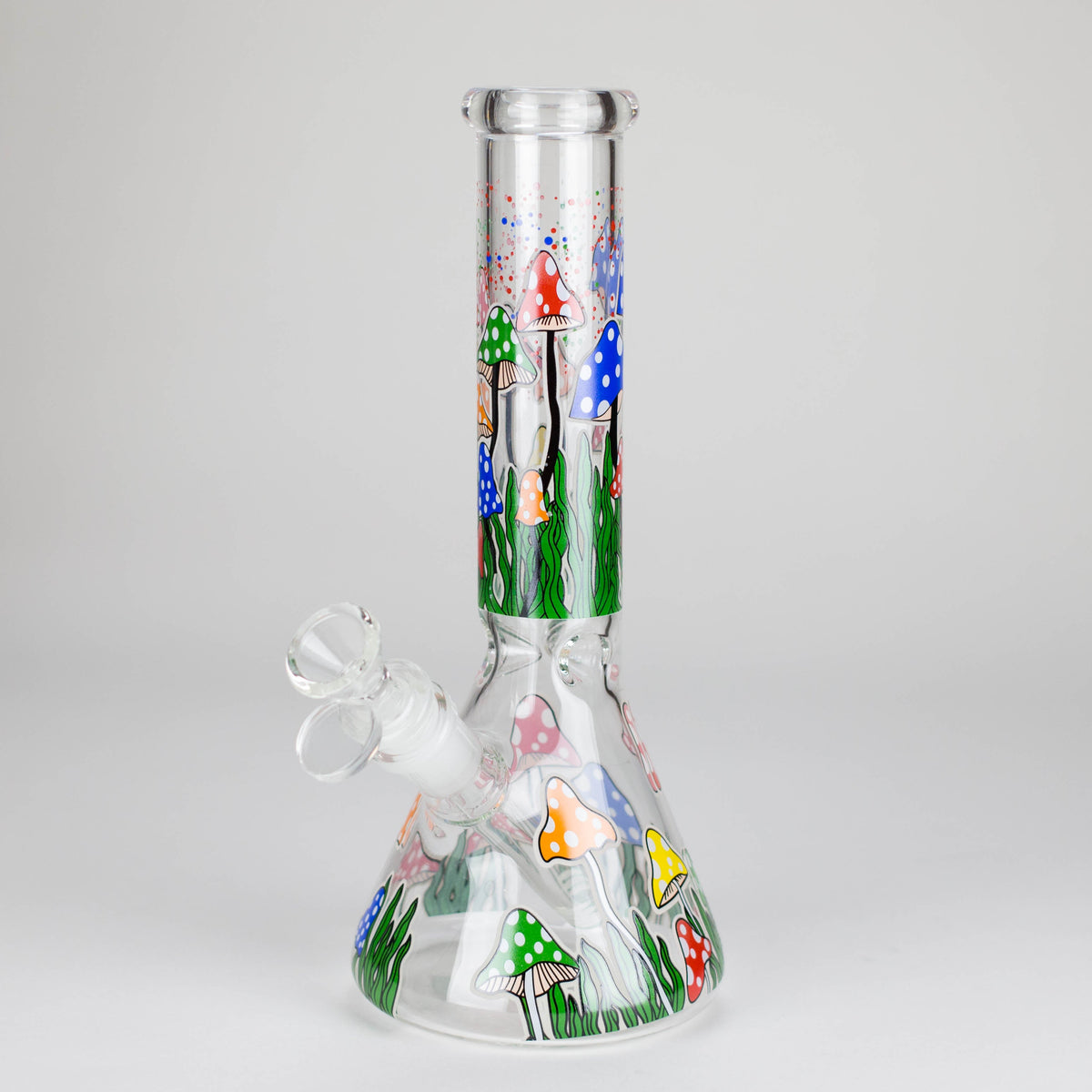 Tripping Balls Glass Beaker Bong