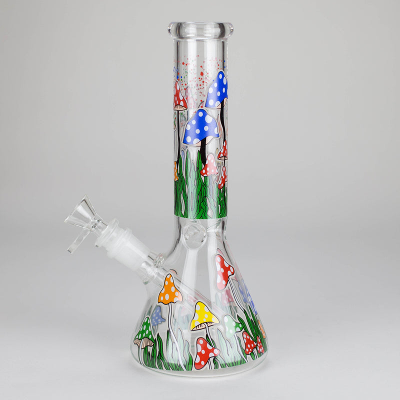 Tripping Balls Small Glass Beaker Bong