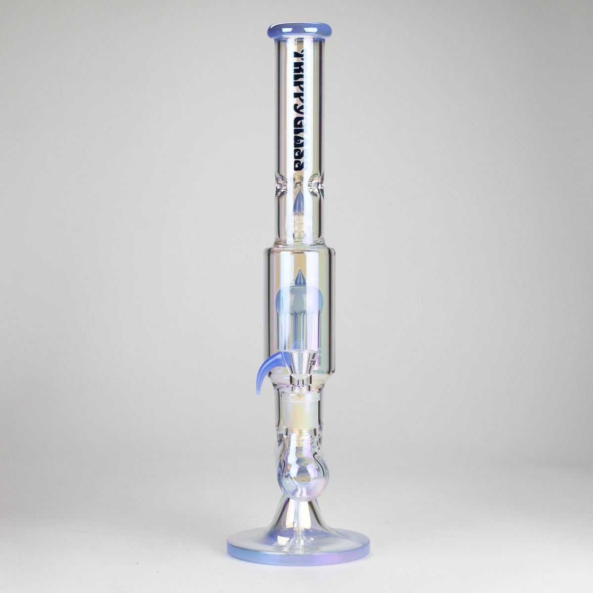 Trippy Glass Triple-Diffused Perc Bong in 17 Inches