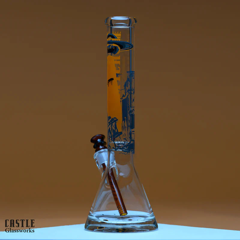 UFO Beaker Bong from Castle Glassworks