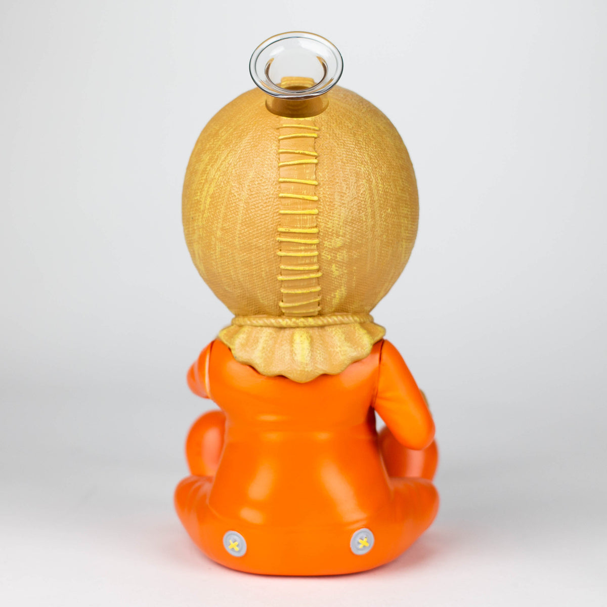 Back View of the Undead Pumpkin Mini Bong