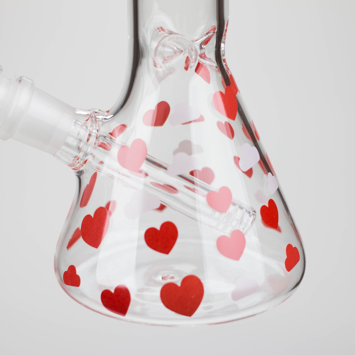 Base of the 10 Inch Valentine's Day Beaker Bong