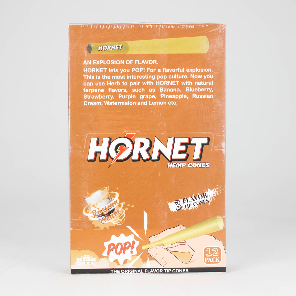 Russian Cream Flavored Pre Rolled Cones by HORNET