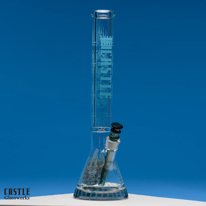 Castle Glassworks Viking Beaker Bong in 18 inches