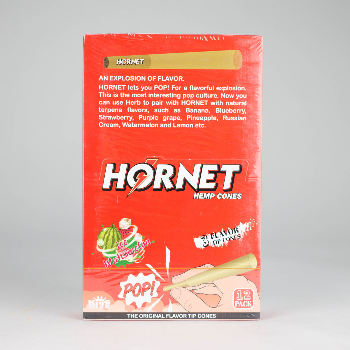 Watermelon Flavored Pre Rolled Cones by HORNET