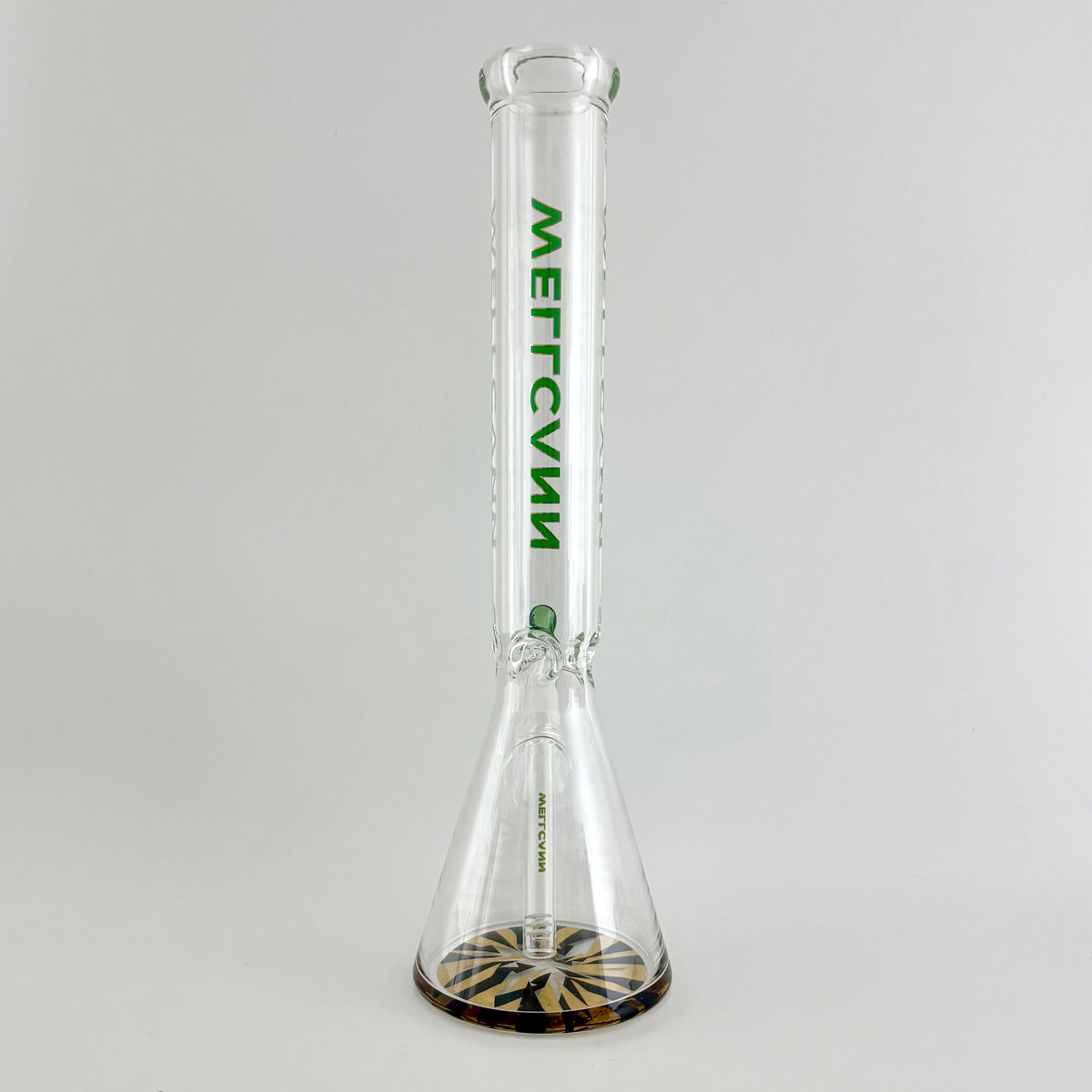 Wellcann Big Thick Glass Beaker Bong in Green