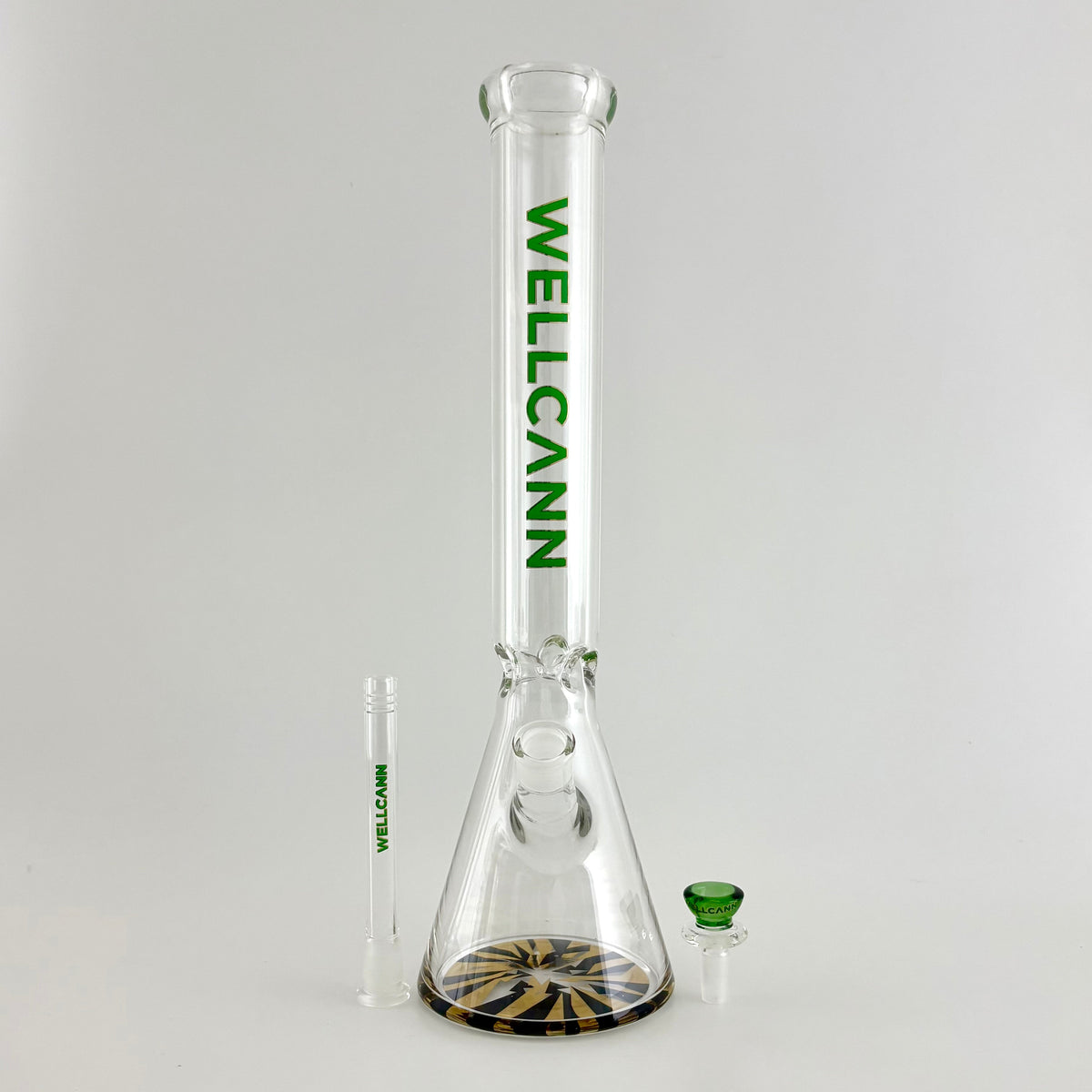 Wellcann 7mm Big Thick Glass Beaker Bong