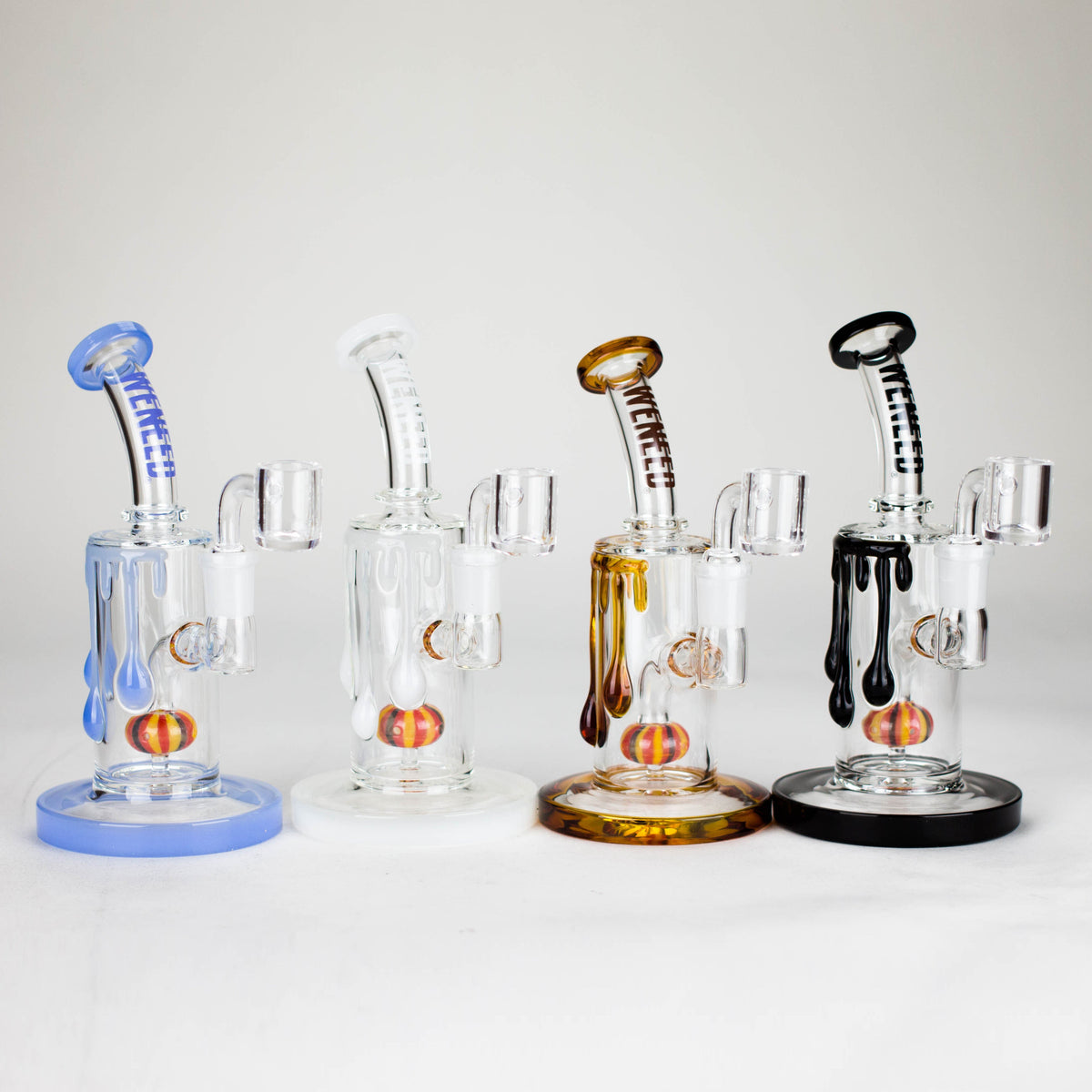 Four WENEED Shatter Drip Dab Rigs