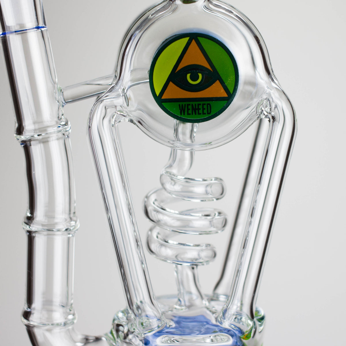 Spiral Recycler Body of the 15 Inch Infinity Tower Recycler Perc Bong by WENEED