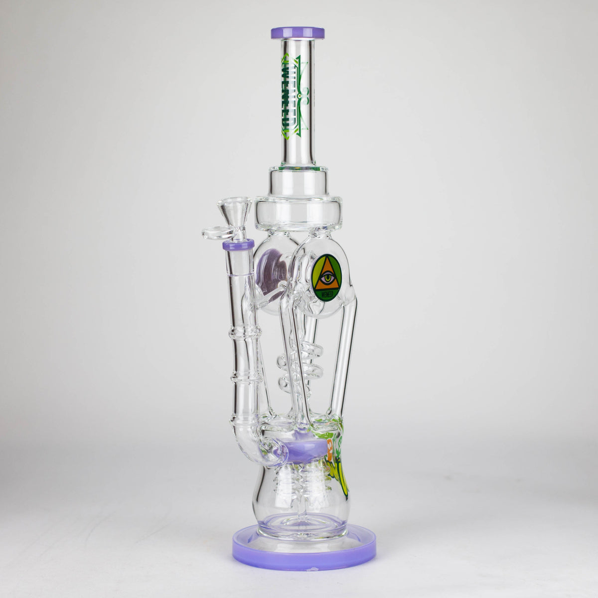 15 Inch Infinity Tower Recycler Perc Bong by WENEED