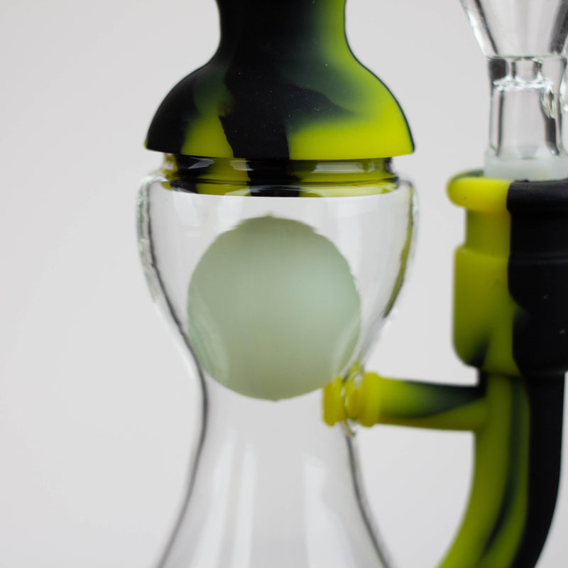 Glow in the dark floating ball in the WENEED 9 inch Silicone Bong