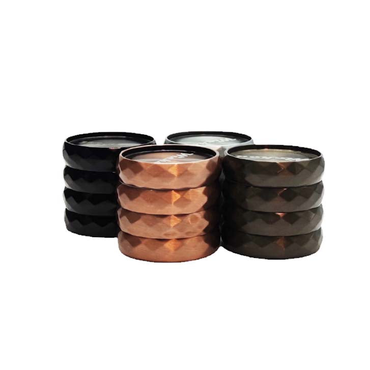 Four 4-Piece 50MM Metal Grinders by WICKED