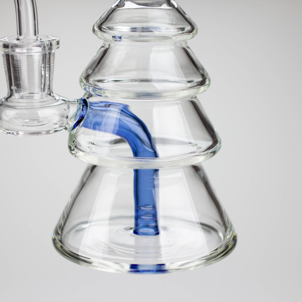 Glass Base of the 7-Inch Christmas Tree Dab Rig Hybrid by XTREME Glass