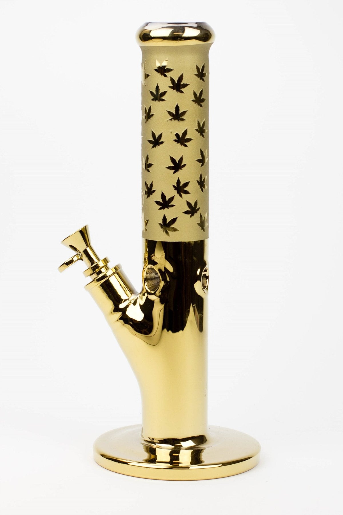 13 Inch Straight Tube Gold Bong from XTREME Glass