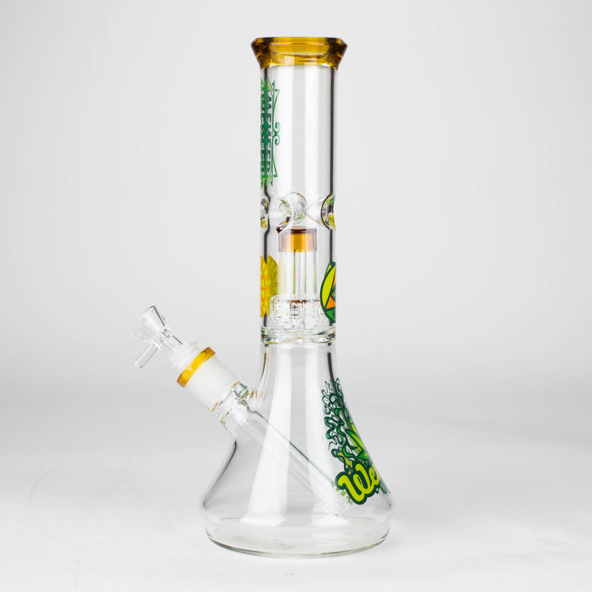 Helios Beaker Bong With Showerhead Perc from WENEED Glass