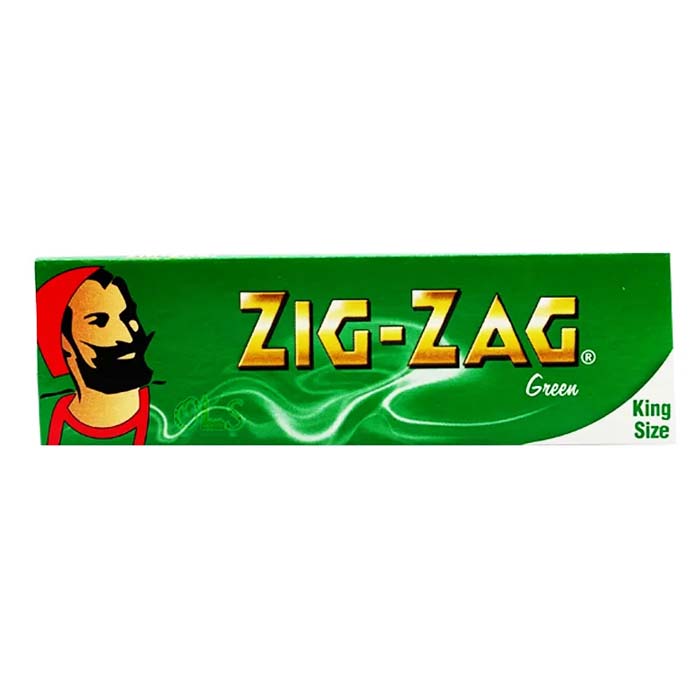 Zig-Zag Green King-Size Rolling Papers