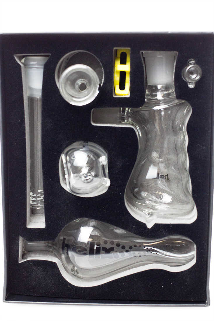 HELIX 3-in-1 glass pipe set Full Shot