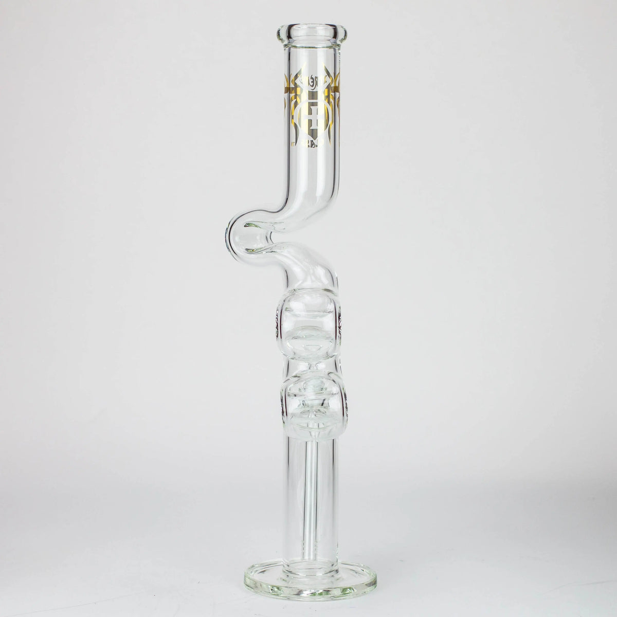 Big 20 Inch Kink Zong Straight Tube Glass Bong from XTREME Glass