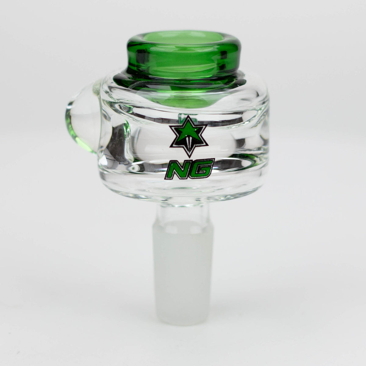 NG - High-End Thick Green Bowl Piece for Bongs