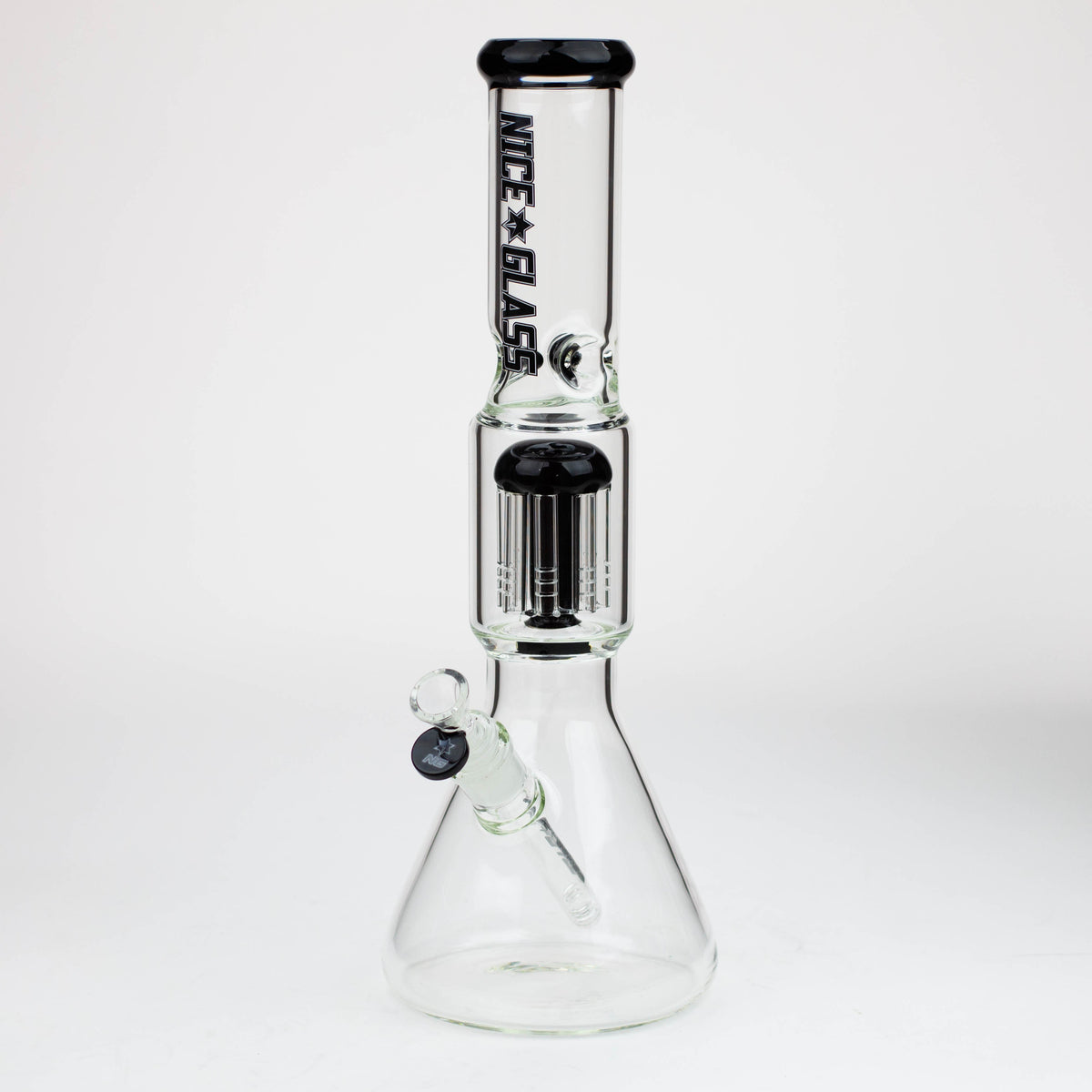 NG-16" Black 8-Arm Tree Perc Beaker Bong