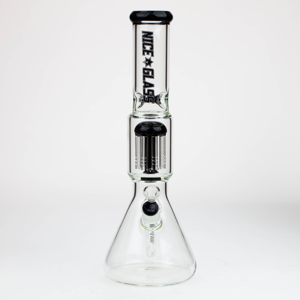 NG-16" 8-Arm Tree Perc Beaker Bong Front View