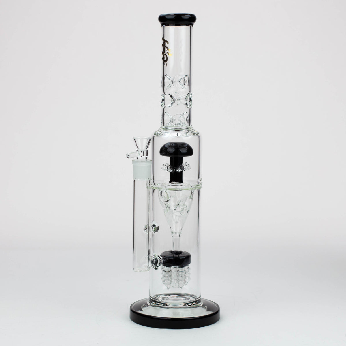 H2O 17 inch Black Mushroom Diffuser Bong