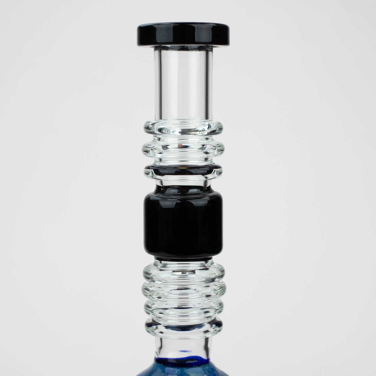 Glass Neck of the H2O 15" Gold Fumed Sphere Glass Bong