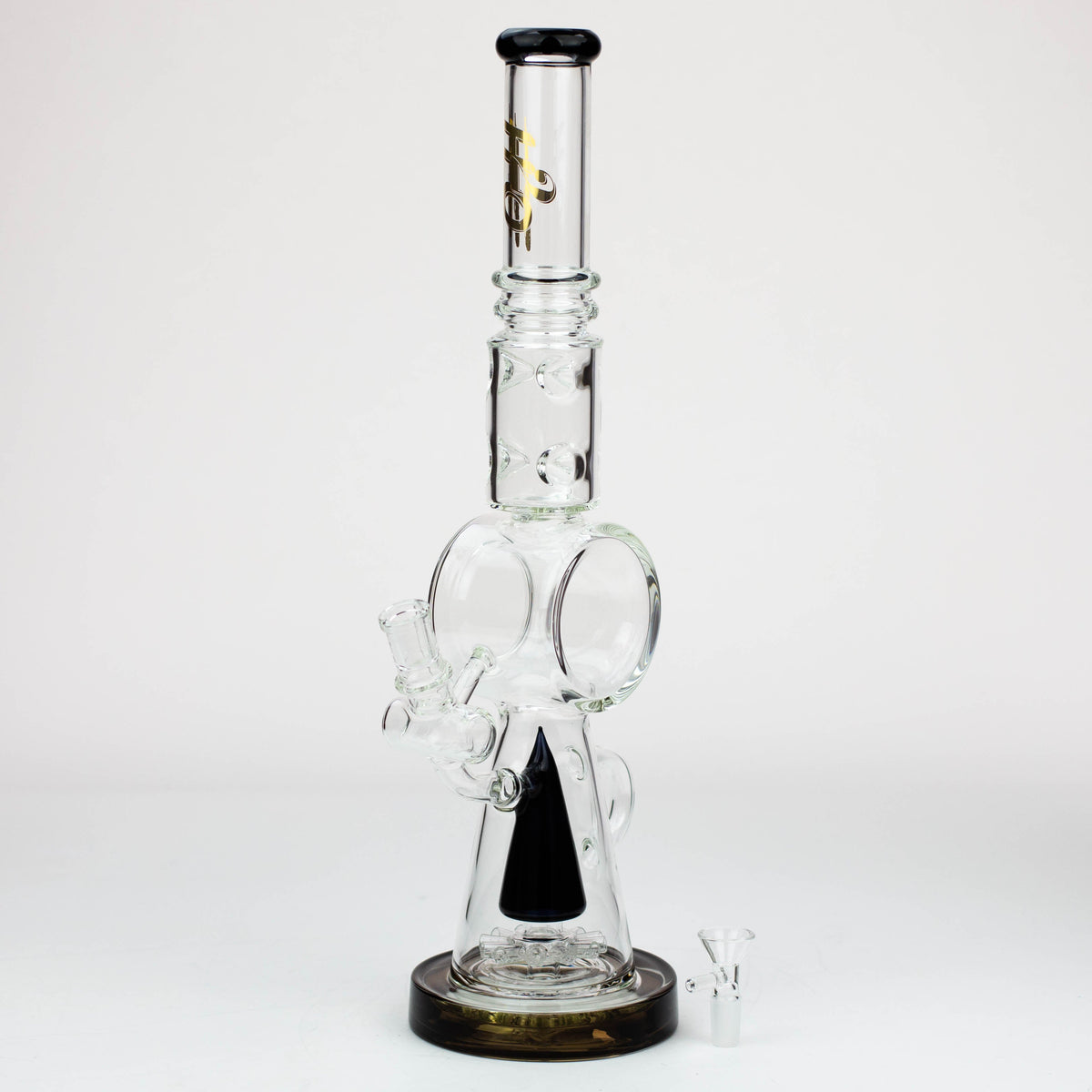 18" H2O Cone Diffuser Glass Bong