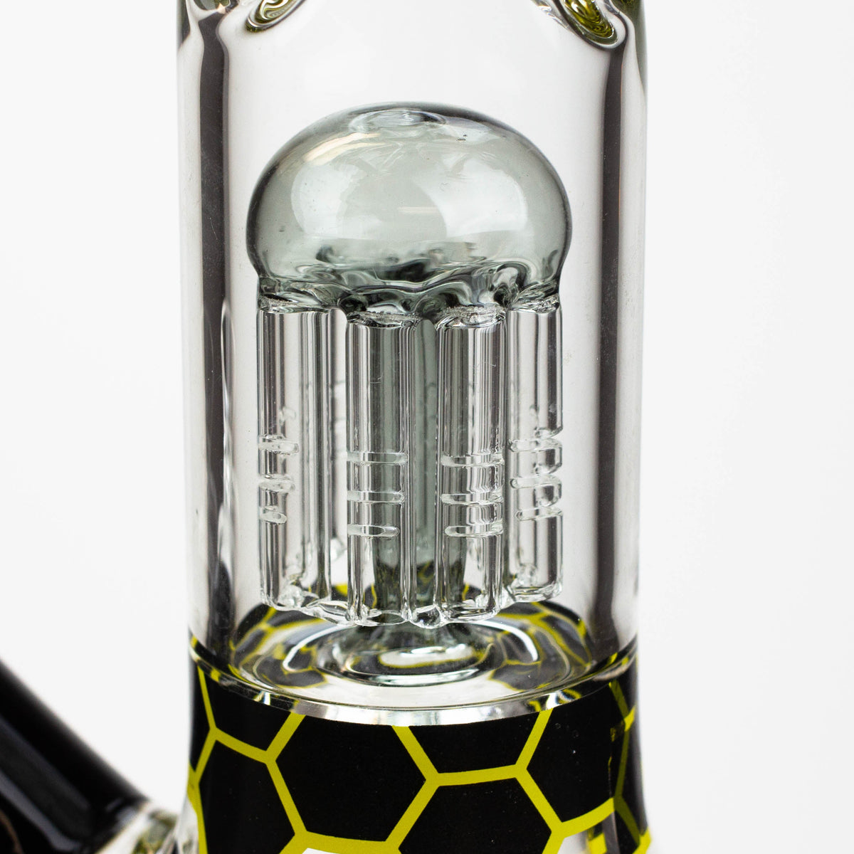 Protect Ya Neck-15.5" 8-Tree Arm Perc Glass Bong Close Up View