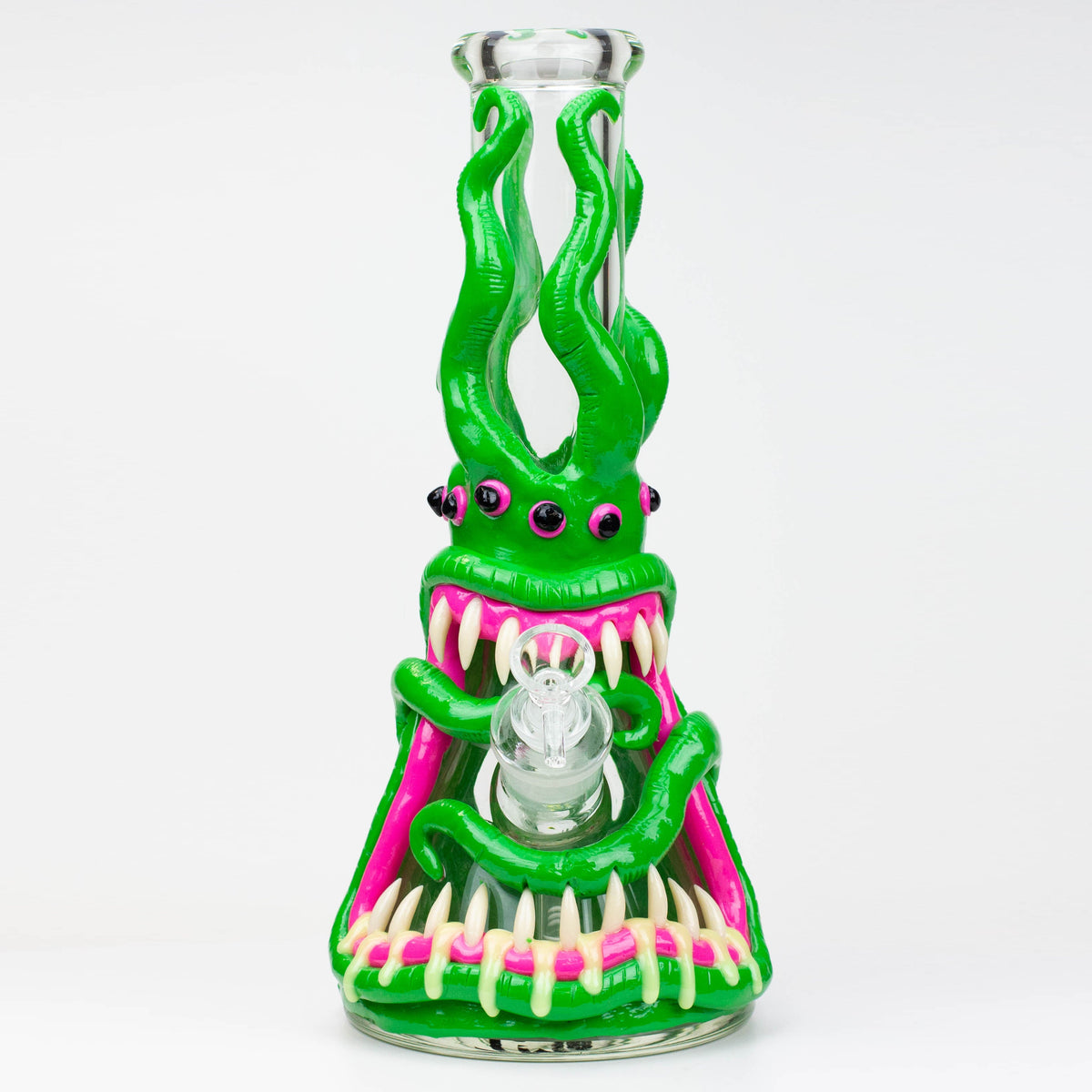 Planet Zork 12.5" 3D Monster Bong Front View