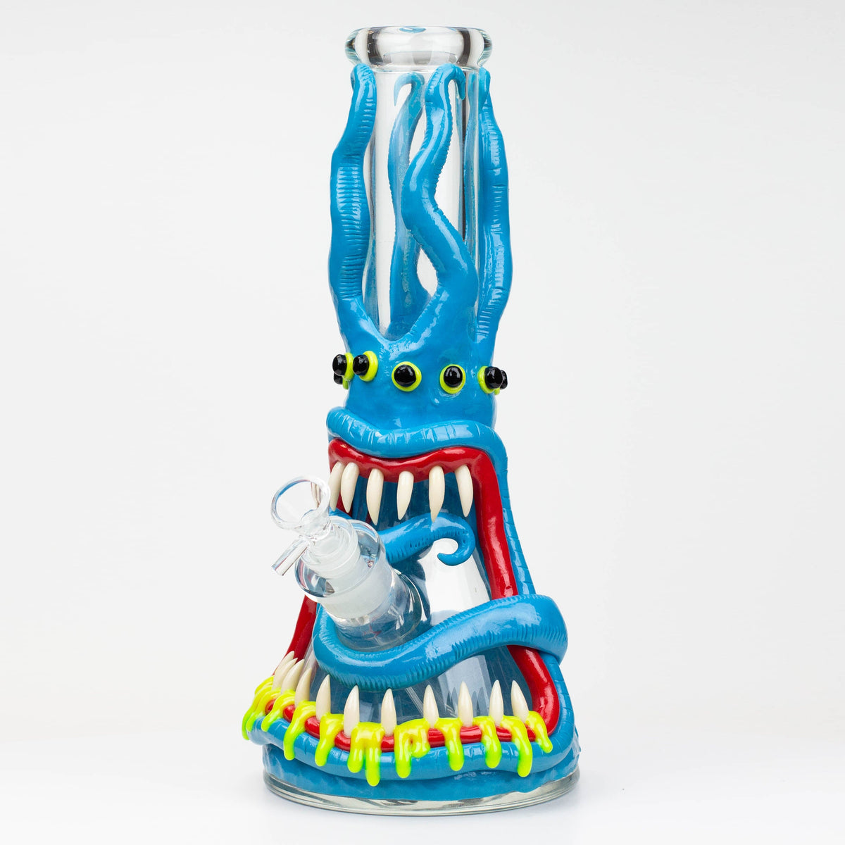 Planet Zork 12.5" Blue 3D Monster Bong 