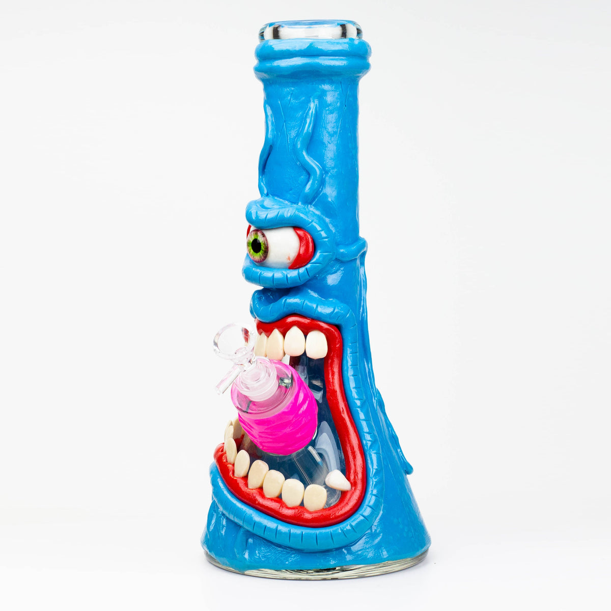 Monstrous 12.5" Artistic Resin Cool Blue Bong