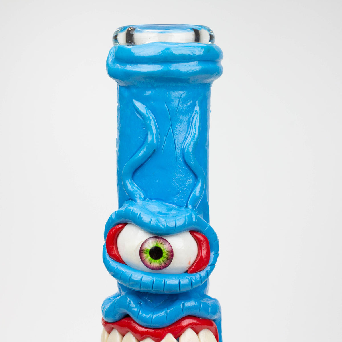 Monstrous 12.5" Artistic Resin Unique Blue Bong - Canada