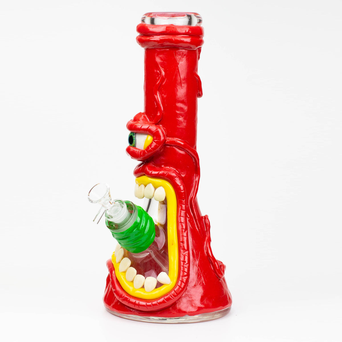 Monstrous 12.5" Artistic Resin Cool Red Bong