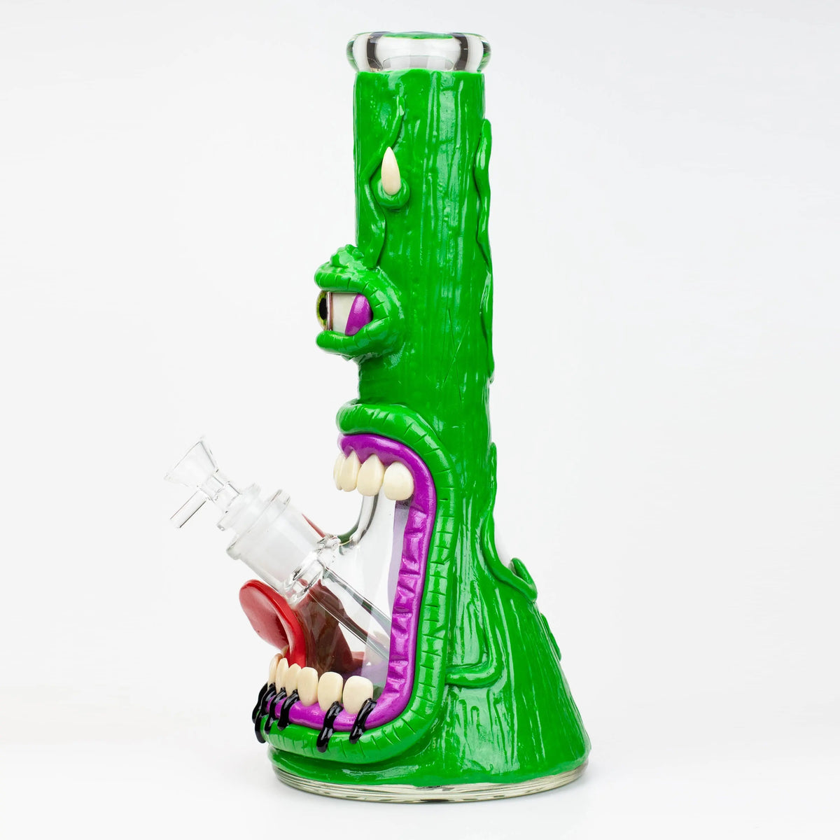 12.5"  Resin 3D artwork 7mm glass beaker water bong [TS110]_8