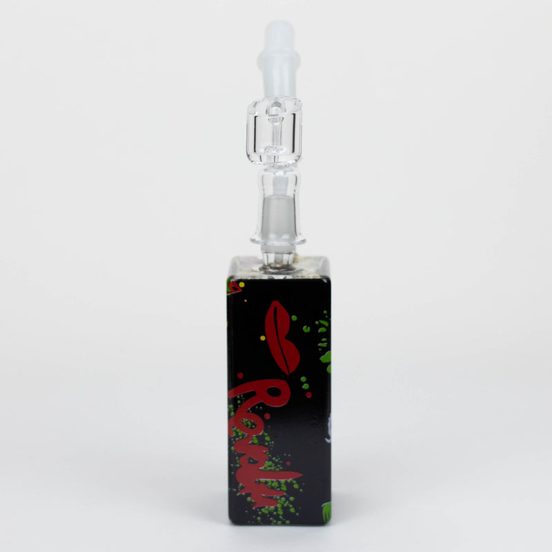 Juicy Box Glow In The Dark Dab Rig - Evil Clown Edition Back View